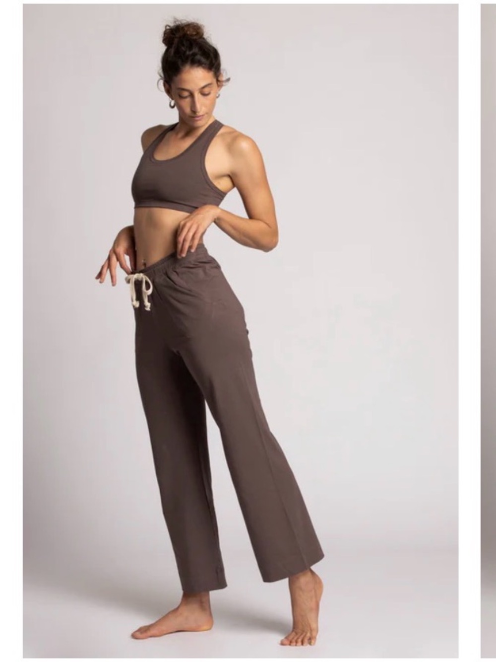 Ripple yoga wear Soft modal wide leg lounge pant